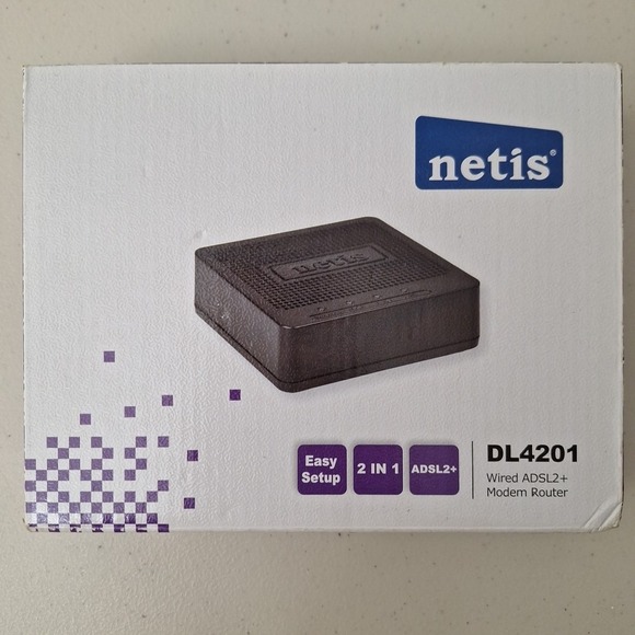 Netis Systems 2-in-1 Modem and Router (DL4201) Wired ADSL2/2+ MODEM & ROUTER New - Picture 2 of 10
